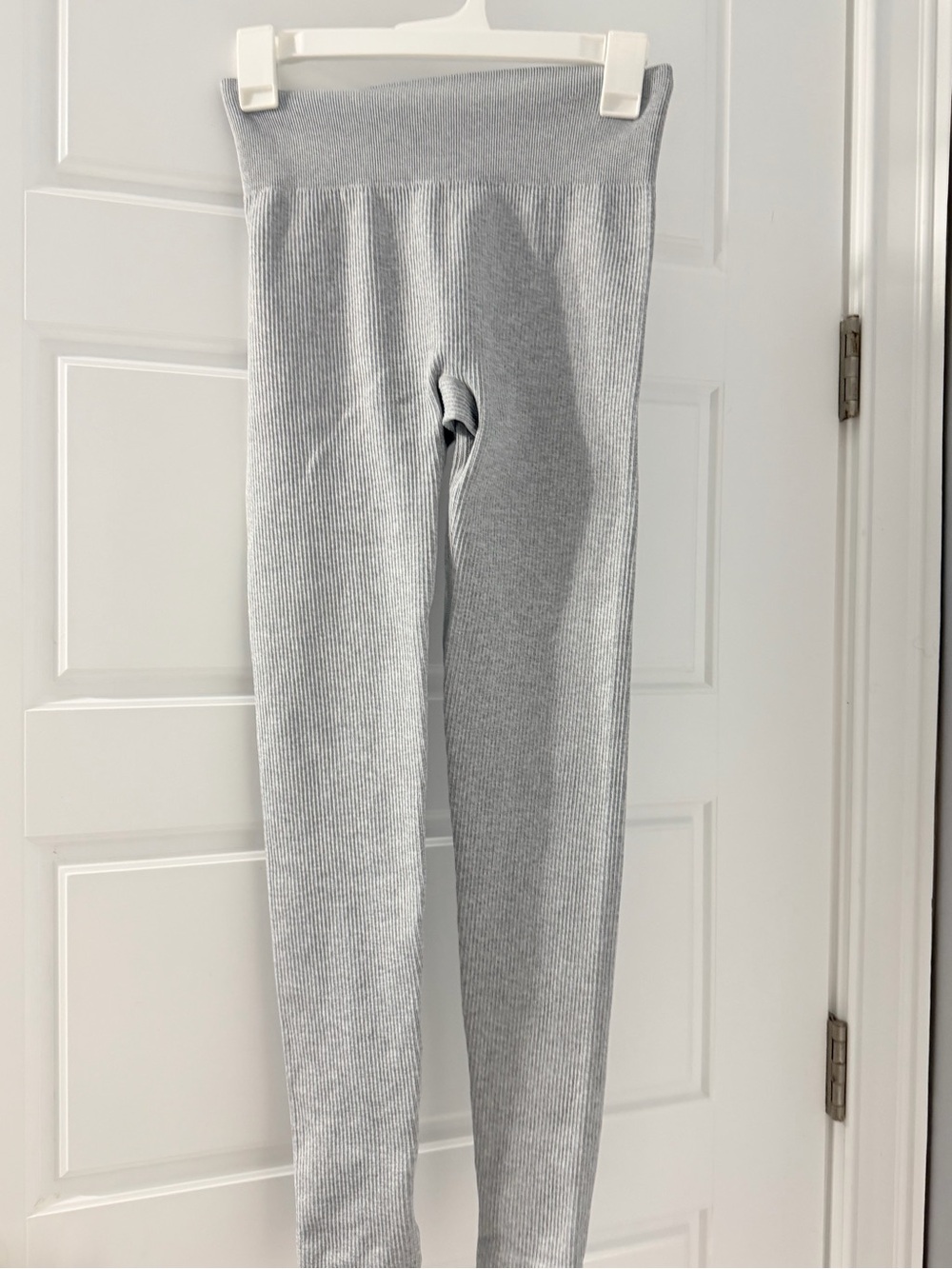 Forever 21 Light Gray Ribbed Zip-Front Jacket Set - Picture 5 of 8